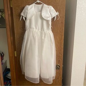 Us Angels First Communion Classic White Formal Kids Dress